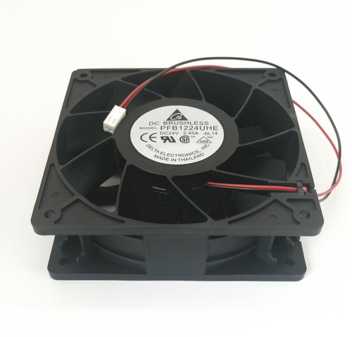 Delta PFB1224UHE 12038 24V 2.40A 12CM 2-pin large air volume inverter fan - Picture 8 of 10