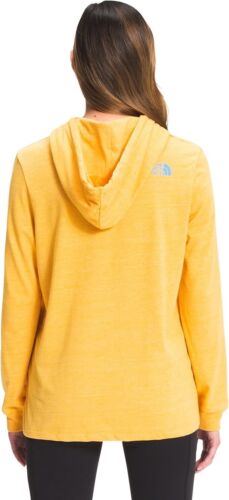 NWT The North Face Yellow L/S Graphic Hooded Tee Top Women's Size M - Picture 4 of 8