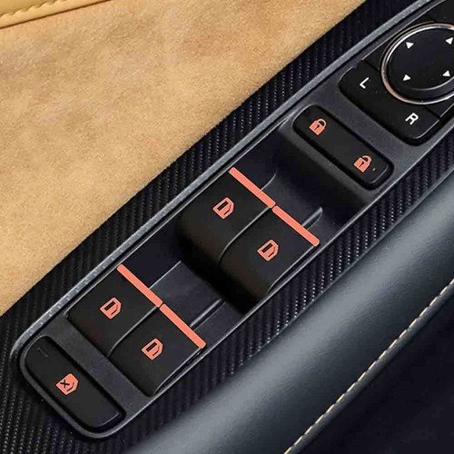 Universal Luminous Car Interior Window Door Switch Decal Sticker Car Accessories - Picture 6 of 10