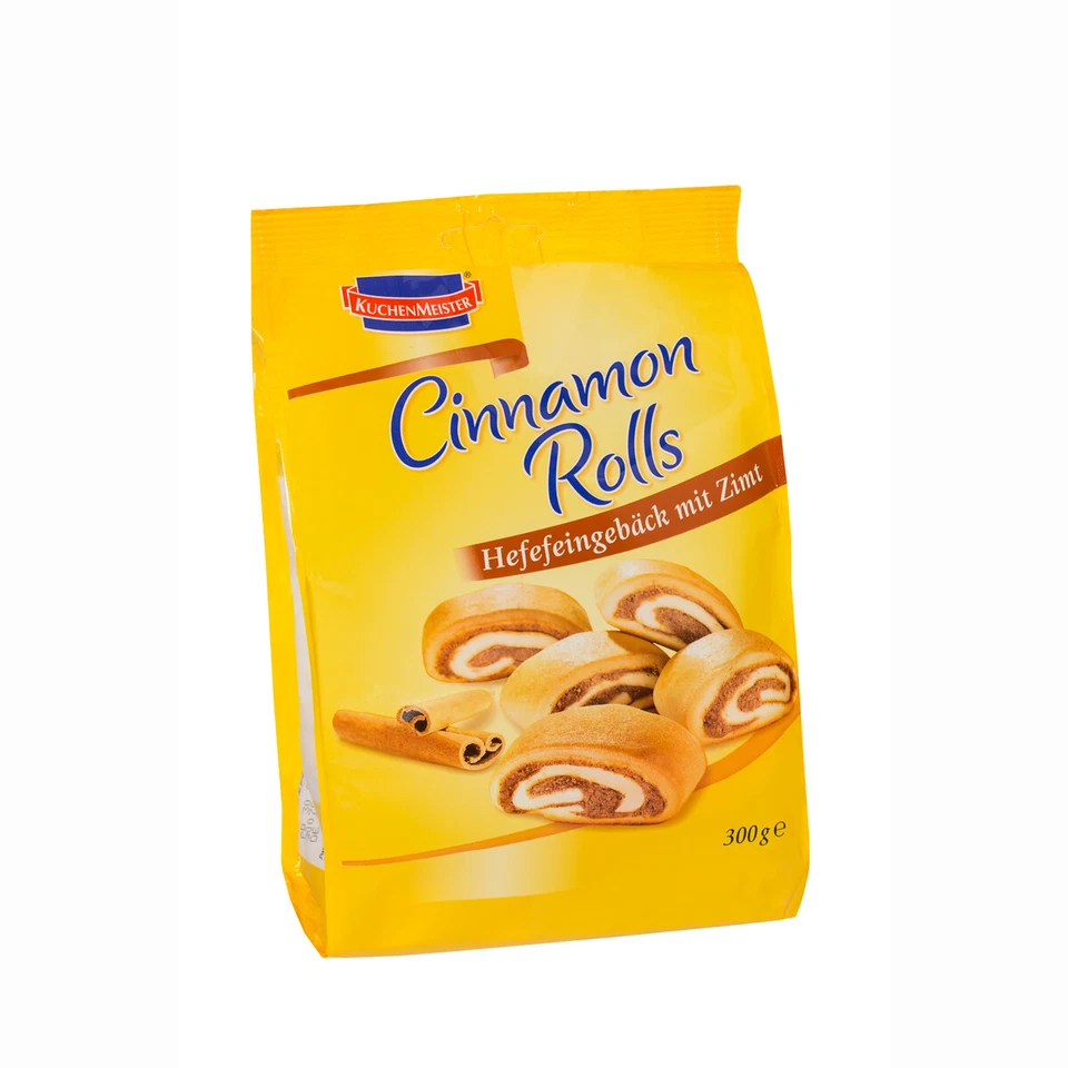 KUCHEN CakeMeister Cinnamon Rolls involtini di cannella pasticceria lievitata con cannella 300 g