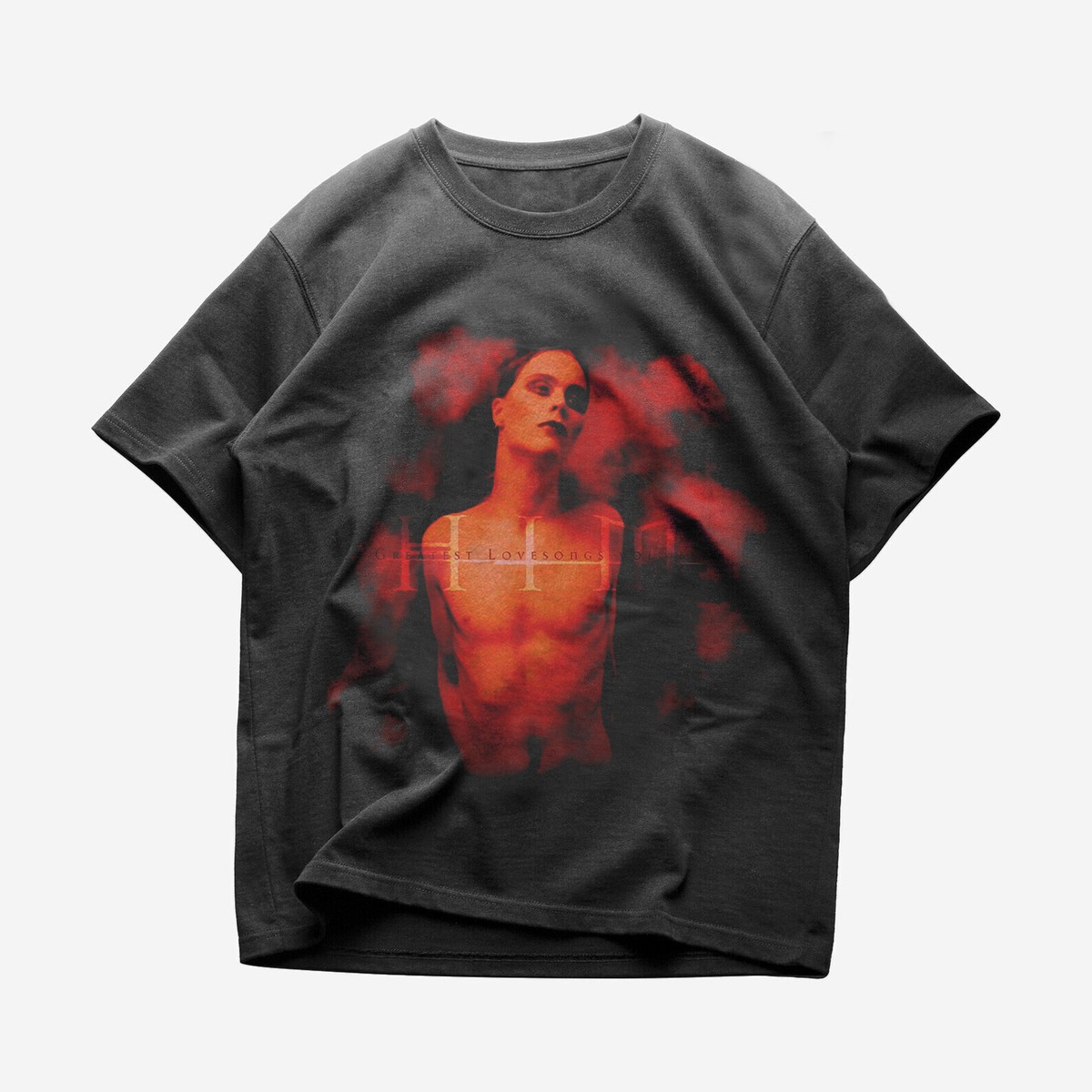 HIM Band Tee Greatest Lovesongs Vol 666 Album Cover T-Shirt
