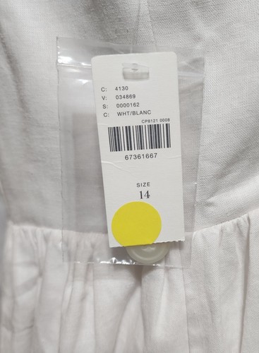Anthropologie Maeve Midikleid mit Knopfleiste Größe 14 neu mit Etikett Damen - Bild 16 von 17