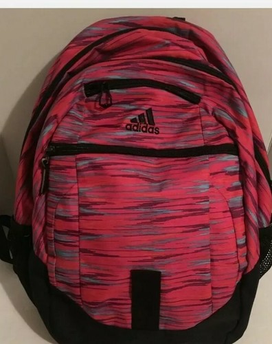 adidas FOUNDATION 3 BACKPACK TWISTER SHOCK PINK Media Safe Clean Smoke Free - Picture 2 of 6