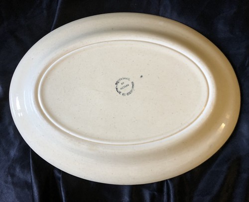 Vtg Lg Serving Plate Metlox Poppytrail CA Kitchen Ware Mid Century? Horse Wheat - Picture 2 of 12