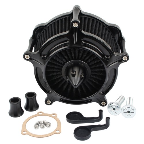 Filtro de admisión de filtro de aire CNC para Harley Sportster XL 883 1200 Forty Eight 91-23 - Imagen 2 de 8
