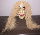 Creepy Scary Wooden Hand Painted Mask Wall Hanging Decor Twisted Sister Singer — photo 1