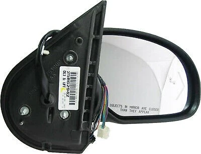 25862942 OEM Passenger Mirror 09-13 Chevrolet GMC Trucks Carbon 