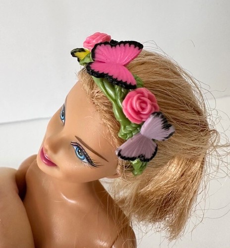 BARBIE Doll MARIPOSA Magic Wings Butterfly Flower HEADBAND Accessory - Picture 4 of 12