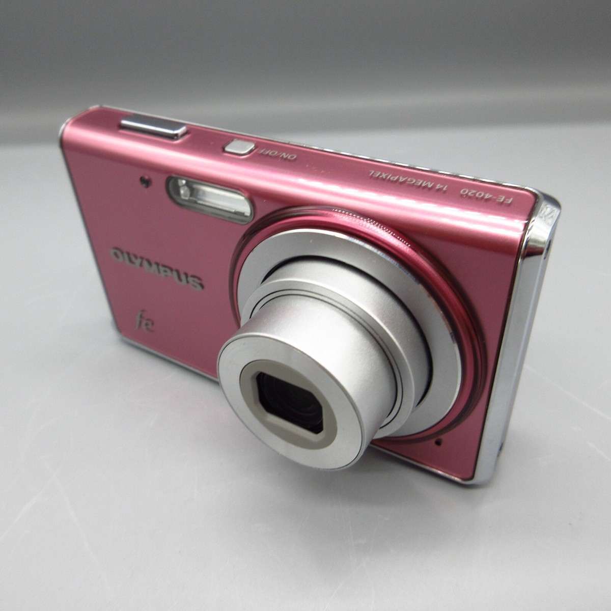 NEAR MINT] Olympus Fe-4020 Pink 4X Wide Compact Digital