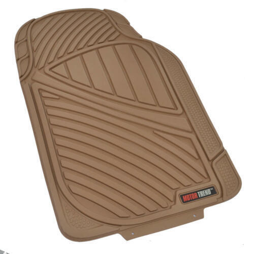 Car Floor Mat Heavy Duty 100% Odorless Motor Trend All Weather Protection Beige - Bild 2 von 8