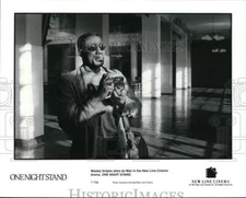 1997 Press Photo Wesley Snipes in a scene from "One Night Stand." - lrp63802