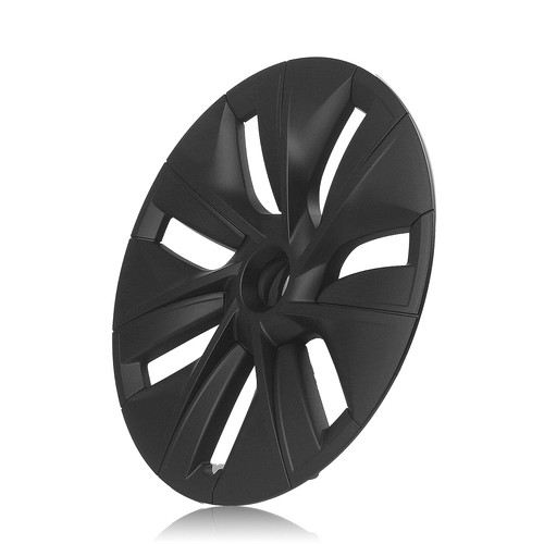 4x Matte Black 19" Wheel Cover Hubcap Hub Cap For 2020 2021-2024 Tesla Model Y - Picture 5 of 16