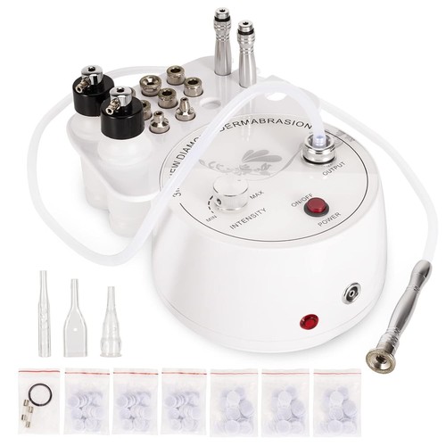 3-in-1 Diamond Microdermabrasion Machine – Pro Facial Vacuum & Spray System