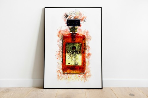 Watercolour Paint Splash Prints Wall Art A4 A3 A2 A1 Maxi Alcohol Spirits Beer - Picture 4 of 42