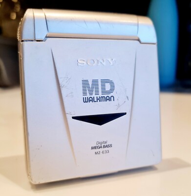Sony MZ-E33 MD Walkman Portable MiniDisc Player Full Working +