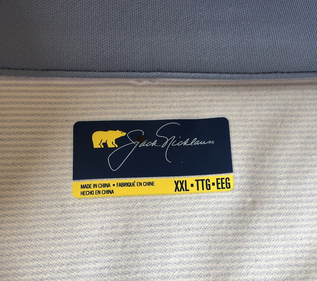 NWT New Jack Nicklaus Blue & White Stripe Quarter Zip Mens NWT New Jack Nicklaus Blue & White Stripe Quarter Zip Mens