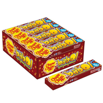 Chupa Chups Big Babol Cola Lemon Geschmack Kaugummi 27g 20er Pack