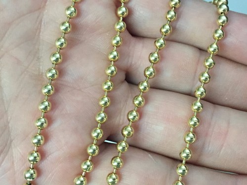 Brazalete de cadena de eslabones de oro amarillo de 14k de 8" para hombre de 5 mm 4 gramos - Imagen 12 de 17