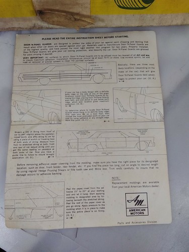 American Motors Amc self adhering door n panel - Picture 5 of 10