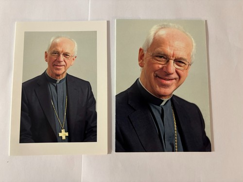 2 Handsignierte Autogrammkarten , JOZEF DE KESEL , Erzbischof Mechelen