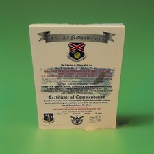 AIR NATIONAL GUARD - AL / 117TH AIR REFUELING WING~CERTIFICATE OF COMMENDATION