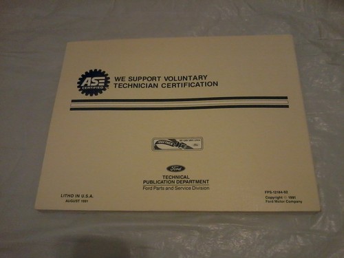 1992 FORD PROBE ELECTRICAL/ VACUUM TROUBLESHOOTING MANUAL - Bild 3 von 3