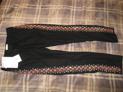 BNWT Dondup Embellished Wool Dress Pants Made in Italy Sz 28