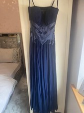 Forever unique navy ball gown evening dress size 8