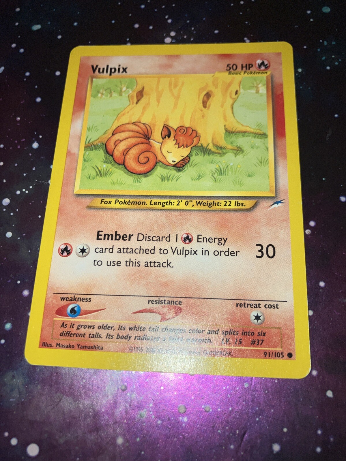 Pokemon Tcg Vulpix 91/105 Neo Destiny Regular