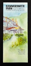1980s Newport RI Hammersmith Farm Summer White House Vintage Travel Brochure