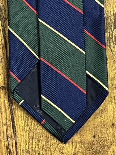 Corbata Brooks Brothers Multicolor Rep Rayas 100% Seda Hombre 56" - Imagen 6 de 6
