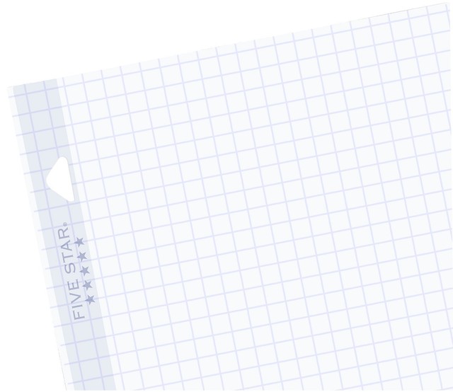 five star filler paper graph ruled reinforced loose leaf 11 x 8 5 star graph paper