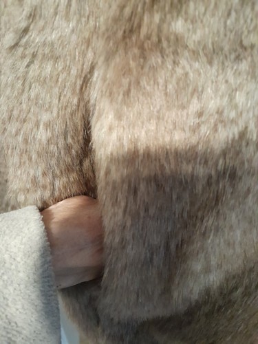M&S Per Una Faux Fur Coat M - Picture 5 of 7