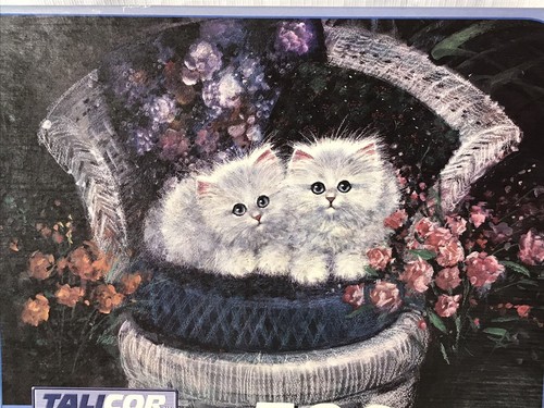 Talicor 500 Piece Jigsaw Puzzle Kittens Flowers Stewart Sherwood 2003 Sellado - Imagen 2 de 4