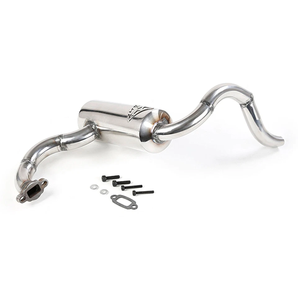 Stainless Steel Exhaust Pipe Set for 1/5 Rovan Rofun F5 RF5 T5 Mcd XS-5 RR5 PART - Image 2 of 4