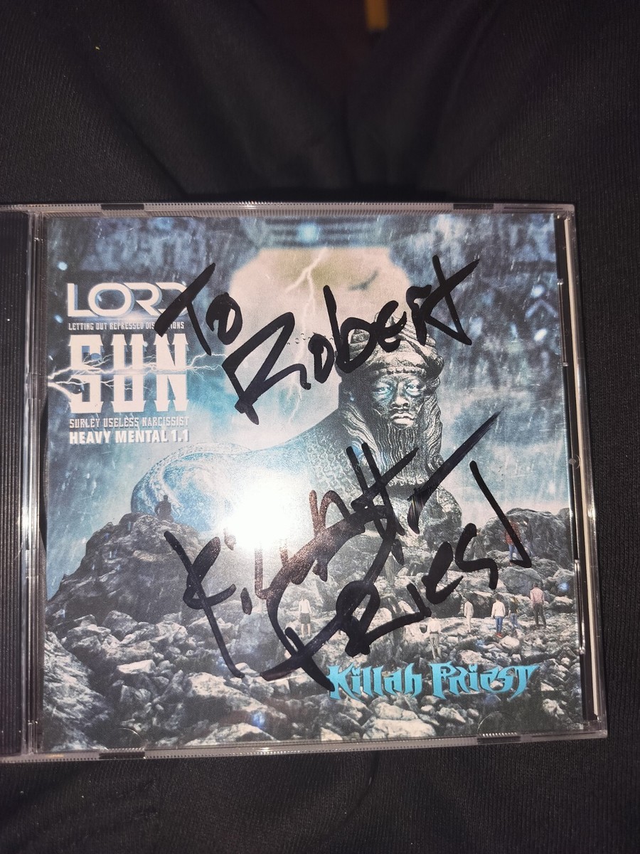 Killah Priest Autographed Lord Sun Heavy Mental 1.1 Mf Doom Roc