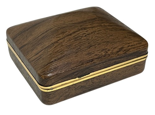 Timex Electric Vintage Faux Wood Clamshell Hard Case Storage Display - Picture 7 of 10