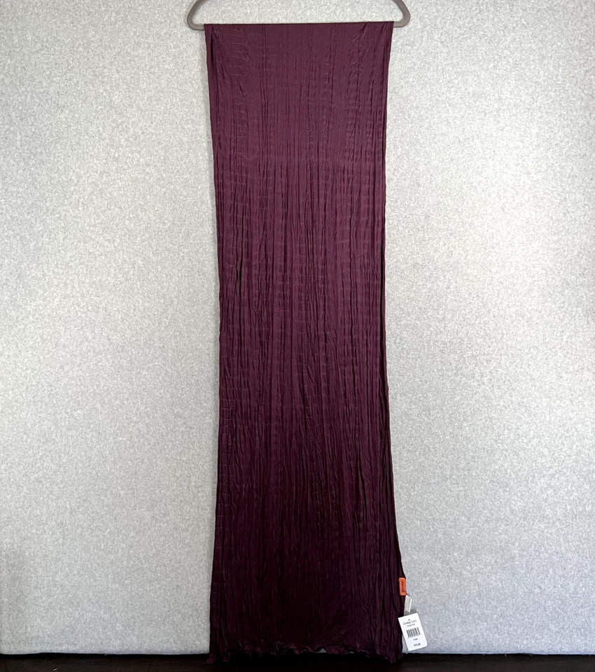 Chan Luu женщин фиолетовый длинный гофрированный мягкий шарф новый с Ярлыками нуждается TLC - Изображение 2 из 4