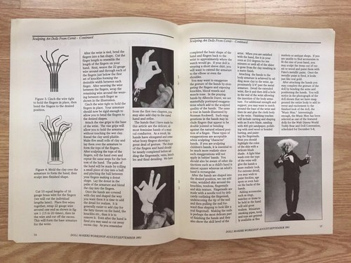 Talbot Johnston Original Art Dolls Vol 3 July 1993 Sculpting Art Dolls w/Cernit - Imagen 5 de 7
