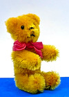 New ListingVintage Schuco Teddy Bear Mascot - 9 cm / 3 1/2 in - gold mohair - excellent