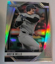 2025 Panini Prizm Austin Wells #212 Silver Prizm New York Yankees