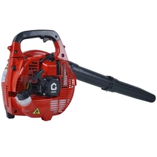Powerful 28CC Handheld Gas Leaf Blower, 490 CFM, 280 MPH, Lawn & Garden Cleaning
