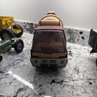 Tonka Vintage Diecast Cement Mixer Truck Red and Cream Construction Vehicle Toy
