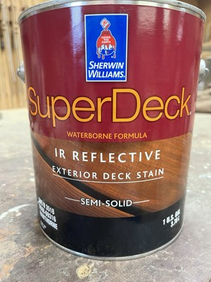 #ad 1 Gallon Sherwin Williams Super Deck Exterior Deck Stain Semi Solid Hawthorne $39.99