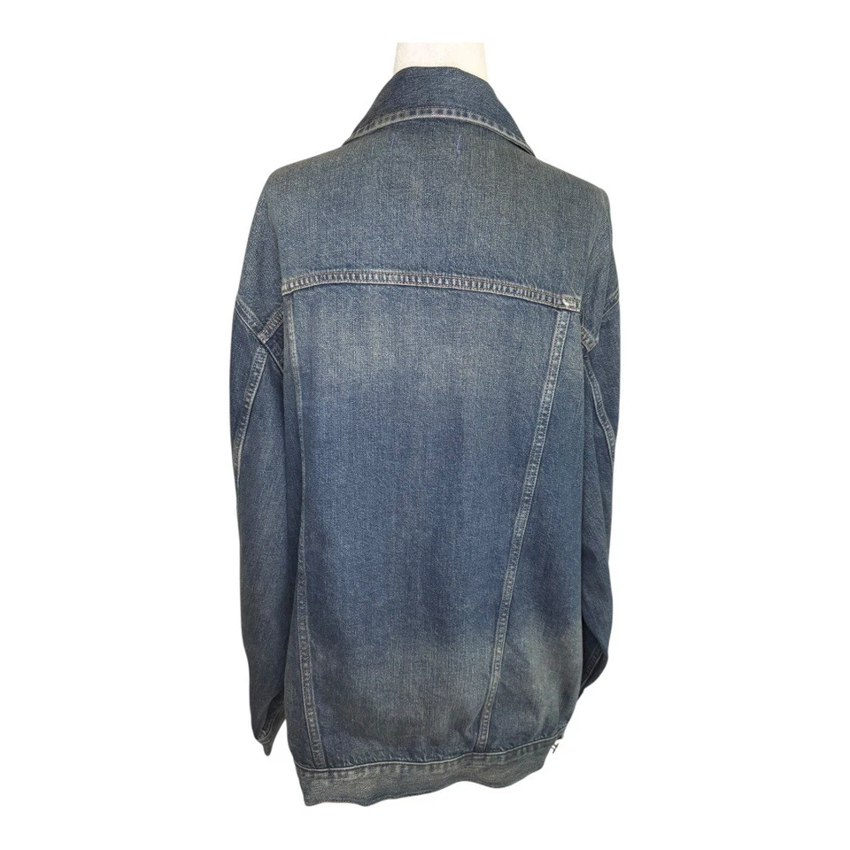 Chaqueta de mezclilla Madewell con botones delanteros en lavado Charleston para mujer XL NUEVA CON ETIQUETAS Foto 4 de 4
