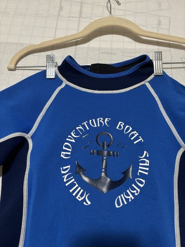 Sun Protection Zone Spring Suit Boys Size 12 Wetsuit Swim Ocean Beach Blue - Picture 3 of 9