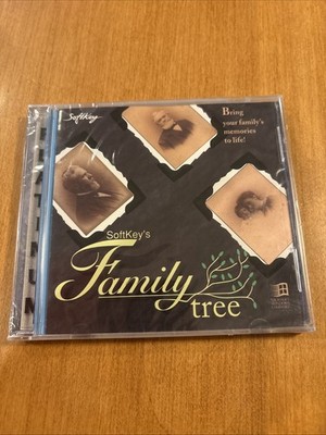 Softkey Family Tree Platinum: Vintage Windows 3.1/95/98 Genealogy Memories (CD)