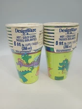 2 packs Rare Dragon Tales Party Cups Decorations Supplies New Old Stock 