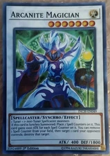 Yu-Gi-Oh Card - INCH-EN049 - ARCANITE MAGICIAN (super rare holo) - NM