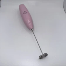 Zulay Kitchen Milk Frother Wand Drink Mixer ✨ Pink ✨ New